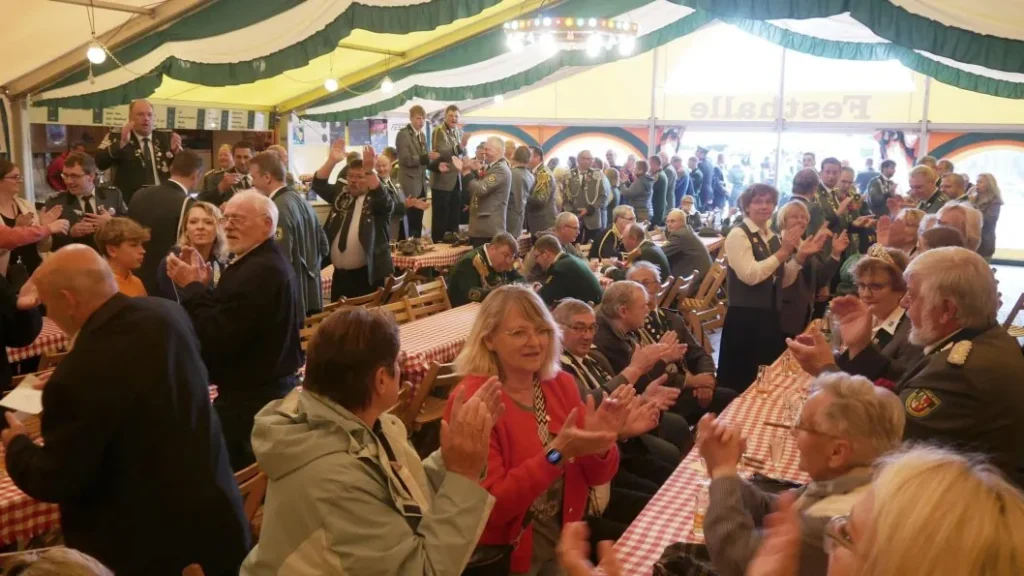 im Festzelt