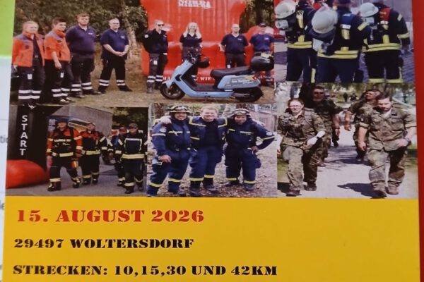 NordMarsch Blaulichtmarsch 15. 8. 2026