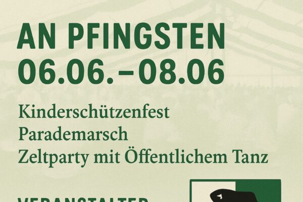 Schützenfest Plakat 6.6.-8.6. 25